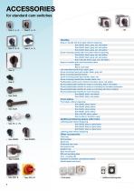 Switches, Rotary cam switches, Enclosed cam switches, OM, ON and OL - 8