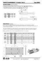 Economical manual table Type 309B-6