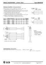 Lifting tables Type 309E-6