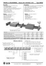 Table with reversed step Type 309R-2