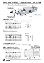 Tables à vis trapézoïdale Leadscrew tables Type 309L-5