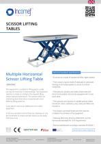 Multiple Horizontal Scissor Lifting Table - 1