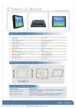 Amongo 17'' Industrial LCD Touch screen monitor with aluminum front bezel - 1