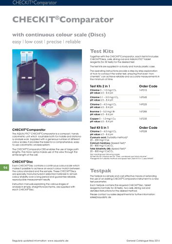 CHECKIT ® Comparator