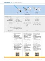 FLUID SENSORS Overview of the Products - 8