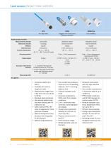 FLUID SENSORS Overview of the Products - 8