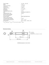 Magnetic proximity sensors Magnetic proximity sensors, MM08 - 3