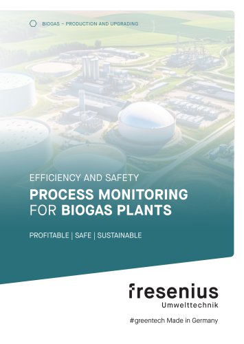 Biogas Production and Upgrading – Process Monitoring
