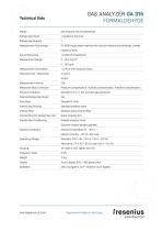 GA315 Formaldehyde Data Sheet-2