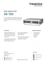 Gas Analyzer GA150 Data Sheet