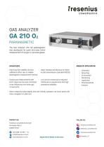 Gas Analyzer GA210 O2 Paramagnetic Data Sheet-1