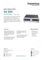 Gas Analyzer GA220 Biomethane Data Sheet
