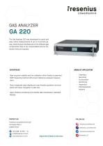 Gas Analyzer GA220 Data Sheet