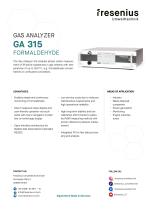 Gas Analyzer GA315 Formaldehyde Data Sheet-1