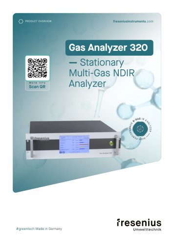 Gas Analyzer GA320 – Product Overview