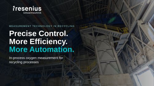 Oxygen Measurement in Recycling Processes