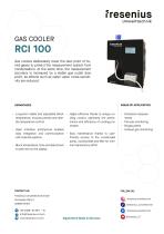 Sample Gas Cooler RCI 100 Data Sheet