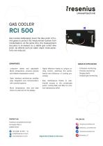 Sample Gas Cooler RCI 500 Data Sheet