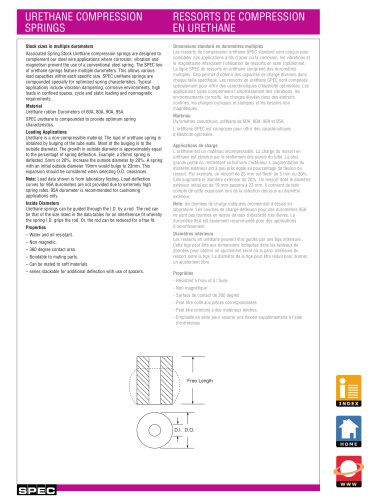 Urethane Compression Springs