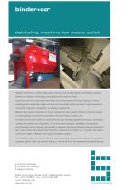 Binder-Co Delabeling machine-1