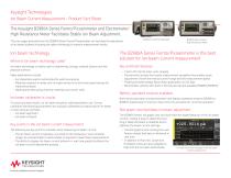 Ion Beam Current Measurement - Product Fact Sheet - 1