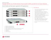 N6700 Low-Profile Modular Power System (MPS) and N67XX DC Power Modules - 1