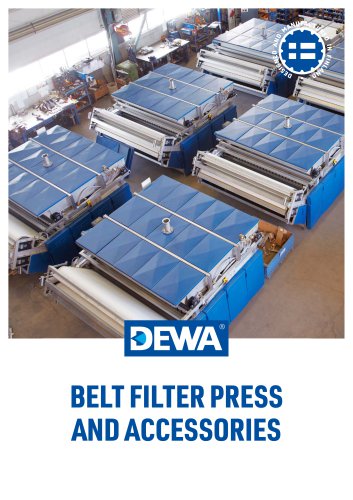 DEWA Belt Filter Press and Accessories