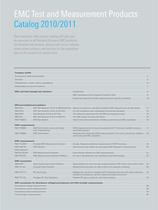 "EMC Test and Measurement Products Catalog 2010/2011"-2