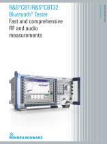 R&S®CBT/CBT32 Bluetooth® Tester-1