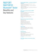 R&S®CBT/CBT32 Bluetooth® Tester-3