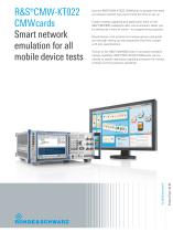 R&S®CMW-KT022 CMWcards Smart network emulation for all mobile device tests-1