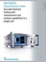 R&S®DDF255 Digital Direction Finder - Product Brochure - 1