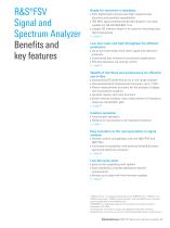 R&S®FSV Signal and Spectrum Analyzer - 3