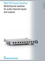 R&S®UPZ Audio Switcher-1