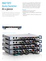 R&S®UPZ Audio Switcher-2