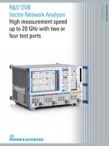 R&S®ZVB Vector Network Analyzers-1
