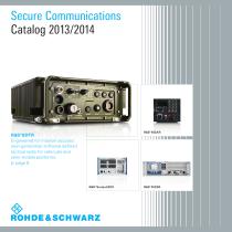 Secure Communications 2013/2014 (CD-ROM) Division 2 catalog --1