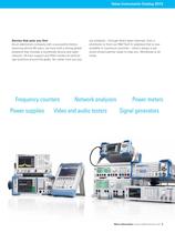 Test & Measurement Value Instruments Catalog 2012-3