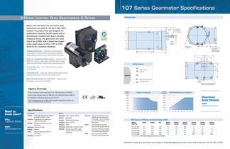 107 Series 3-Phase Inverter Duty Gearmotors and Drives-2