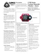 CMS-3 Carbon Monoxide Monitor/Alarm TDS (Rev. B)