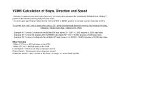 Calculation Steps Direction Speed with VXM - 3