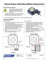 Velmex Rotary Table Manual/Motor Replacement - 1