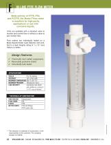 In line ptfe flow meter - 1