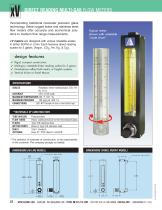 Medium range brass and stainless flow meters - 4