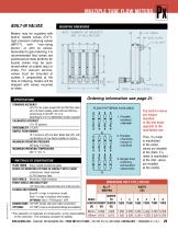 SINGLE TUBE FLOW METERS - 4