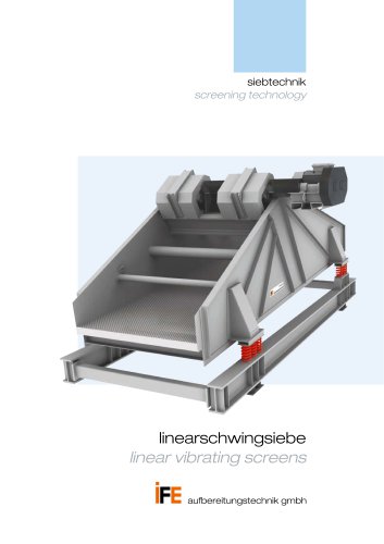 Linear motion vibrating screen