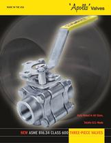 THREE-PIECE VALVES - Conbraco Industries - PDF Catalogs | Technical  Documentation | Brochure