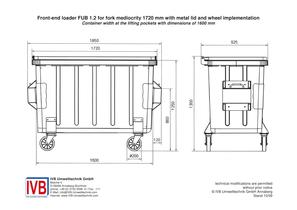 FUB 1,2 1600 metal lid - 2