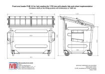 FUB 2,5 1600 plastic lid, wheels - 2