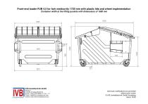 FUB 4,5 1600 plastic lids, wheels - 2